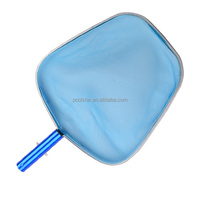 Écumoire à feuilles de luxe de haute qualité et robuste pour piscine et spa, cadre en aluminium avec couvercle et poignée en plastique, outil de nettoyage Poolstar