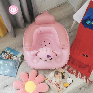 Silla de Comedor Inflable Ajustable de PVC para Bebés y Niños, Silla de Aprendizaje y Crecimiento para Cocina, Exteriores y Baño - Product Image 4