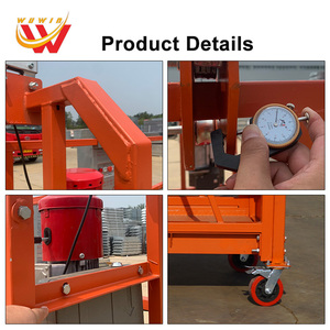 Plateforme suspendue <span class=keywords><strong>de</strong></span> haute qualité WU Feng en aluminium et acier, nacelle <span class=keywords><strong>de</strong></span> chantier, plateforme oscillante pour la maintenance des bâtiments, capacité nominale <span class=keywords><strong>de</strong></span> 630 kg - Product Image 3