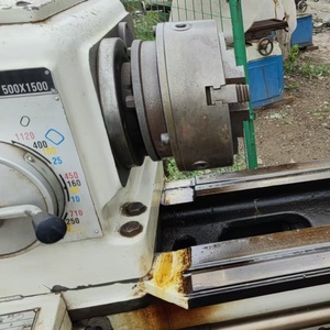 Mini tour CNC d'occasion pour métaux, réparation de roues, moteur chinois, à banc déporté - Product Image 2