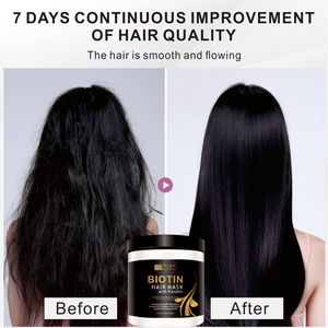 <span class=keywords><strong>Mascarilla</strong></span> Capilar <span class=keywords><strong>Reparadora</strong></span> <span class=keywords><strong>de</strong></span> Queratina con Biotina 500ml, Deja el <span class=keywords><strong>Cabello</strong></span> Apagado Brillante, Acondicionamiento Profundo y Fortalece las Raíces del <span class=keywords><strong>Cabello</strong></span>, Calidad <span class=keywords><strong>de</strong></span> Salón - Product Image 5