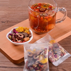 Thé en vrac en sachet Natural Goddess Rosy Beauty au sucre brun, gingembre, jujube, longane et goji, 12g, vente en gros - Product Image 3