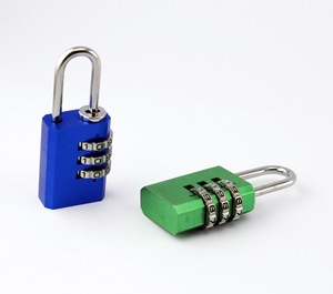 Nhà Máy xmm-8094 Hợp Kim Nhôm Kết Hợp Tùy Chỉnh Màu Sắc Du Lịch Hành Lý Vali An Ninh Mật Khẩu Khóa Với 3 Chữ Số Ổ Khóa - Product Image 4