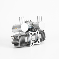 Moteur à Essence à Piston Bicurseur RCGF Stinger Pro125CC 1500 tr/min, Type Bicylindre 2 Temps, pour Avion RC à Aile Fixe