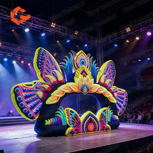 Paredes de Fondo Inflables Gigantes con Forma de Mariposa para Decoración de Escenarios de Conciertos, Festivales de Música y DJs - Product Image 2