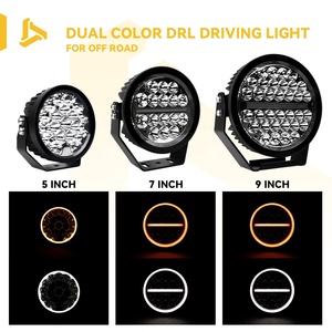 Luz LED Ámbar de 7 Pulgadas para Conducción Todoterreno, Foco para F150, Wrangler, Bronco, Tacoma, Hilux, Ranger, Parachoques, Barra Antivuelco, Portaequipajes de Techo, <span class=keywords><strong>4x4</strong></span> - Product Image 6