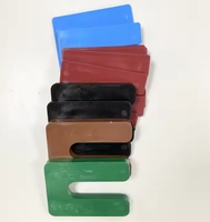 Cales de fenêtre en fer à cheval en plastique 3/8 ''entretoises de carreaux en forme de U cales en plastique pour niveleur de carreaux