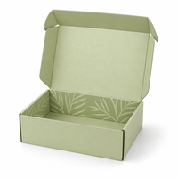 Caja de Envío de Cartón Corrugado Negra con Logotipo Personalizado para Camisetas, Empaque de Regalo de Lujo para Ropa, Venta al Por Mayor para Marcas de Ropa