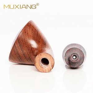 Muxiang Wooden Smoking Pipe Bent Type 3mm Rubber Filter Handmade Solid Wood Tobacco Pipe Personal Gift - Product Image 4