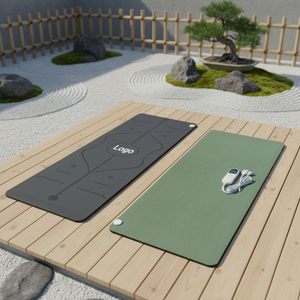 Tapis de yoga et de fitness personnalisé de haute qualité, écologique, résistant à l'eau, épaisseur 5 mm, grand tapis chauffant en caoutchouc PU pour la gym et le Pilates - Product Image 1