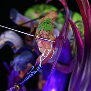 Figurine d'anime en PVC de haute qualité de Roronoa Zoro, <span class=keywords><strong>pays</strong></span> de Wano, trois épées, 24 cm, jouet, statue de <span class=keywords><strong>manga</strong></span> - Product Image 5