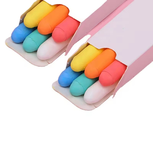 <span class=keywords><strong>Tiza</strong></span> Ecológica Multicolor, <span class=keywords><strong>Mini</strong></span>, Soluble en Agua, Sin Polvo, para Pizarra, Material Duradero - Product Image 1