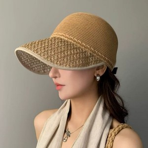 2026 new fashion Sun Hats Women Summer Wide Brim Straw handmade <strong>woven</strong> <strong>crochet</strong> Beach knight <strong>Cap</strong> baseball Hat - Product Image 2