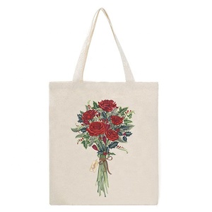 Bajo Moq personalizado impreso <span class=keywords><strong>tela</strong></span> reutilizable bordado náutico mujeres algodón compras bolsas <span class=keywords><strong>de</strong></span> lona con logotipo - Product Image 2