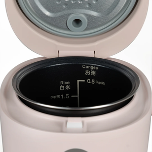 <span class=keywords><strong>Cuiseur</strong></span> à <span class=keywords><strong>riz</strong></span> électrique portable personnalisé pour 1 à 2 <span class=keywords><strong>personnes</strong></span> multifonctionnel <span class=keywords><strong>4</strong></span> fonctions prédéfinies en plastique avec tasse à mesurer - Product Image 4