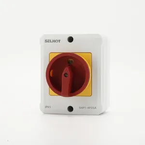 SELHOT SHP Outdoor Waterproof Surface Mounted Three-phase Rotary Isolation Disconnect Switch Ac Dc Ip66 Battery Isolator Switch