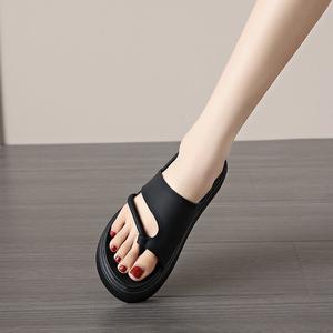 รองเท้าแตะพื้นหนาสำหรับผู้หญิง, <span class=keywords><strong>2025</strong></span>แฟชั่นระดับไฮเอนด์ใหม่รองเท้าแตะผู้หญิงกันลื่น - Product Image 3