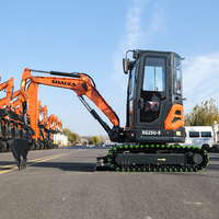 Mini-excavatrice SHANDING avec livraison gratuite, 3,5 tonnes, moteur CE EPA, nouvelle pelle sur chenilles, 2 tonnes, 1 tonne, petites excavatrices agricoles