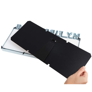 Cadre photo pour bébé en plastique écologique, mon premier anniversaire, 12 moments, sérigraphie, design moderne, cadre souvenir pour bébé - Product Image 4