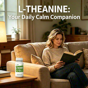 <span class=keywords><strong>L</strong></span>-Théanine 200mg Comprimés à dissolution instantanée 100 unités Sans OGM Supplément OEM pour le soutien de la tranquillité et de la relaxation - Product Image 5