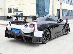 Cho nissa <span class=keywords><strong>Gtr</strong></span> R35 nâng cấp cơ thể Kit 2024 Nismo phong cách bán carbon sợi phía trước cản sau bên váy Spoiler - Product Image 6