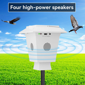 Système de dissuasion pour animaux d'extérieur à ultrasons <span class=keywords><strong>Pro</strong></span> 360 ° répulsif pour oiseaux/pigeons/chauve-souris | Pet Safe Silent <span class=keywords><strong>Tech</strong></span> | IP44 résistant aux intempéries - Product Image 2