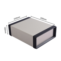 Boîtier électronique en fer DIY 300*250*100mm, boîte de jonction métallique personnalisée, grande boîte de distribution, boîtier vide pour haut-parleur
