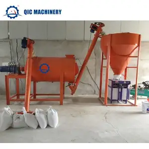 QIC mélange fabrication à bas prix mini adhésif de carrelage entièrement automatique faisant la machine 5 t/h usine de mélange de mortier sec