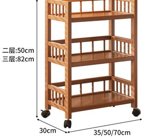 Casier de rangement multicouche d'usine BSCI pour collations étagère multifonctionnelle de cuisine domestique - Product Image 4