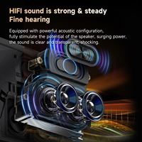 Projecteur vidéo Full HD 1080P 4K pour cinéma maison, Smart Android 9, 1000 lumens, projecteur mobile sans fil, moniteur LCD portable, haut-parleurs intégrés