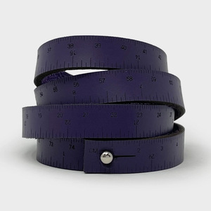 Nouveau bracelet règle en cuir PU transfrontalier, bijou de poignet polyvalent et original, bracelet règle simple et rétro pour étudiant - Product Image 2