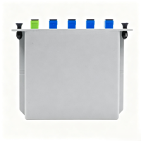 Répartiteur optique PLC LGX Box 1x2 1x4 FTTH avec connecteurs SC UPC/APC, type cassette, répartiteur de fibre optique 1x4 pour FTTX FTTB