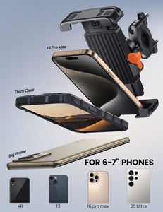 Soporte Plegable para Teléfono de Motocicleta Lamicall BCSP20 con Bloqueo de Seguridad, Soporte para Bicicleta, Abrazadera de Liberación Rápida Antivibración para Scooter - Product Image 5