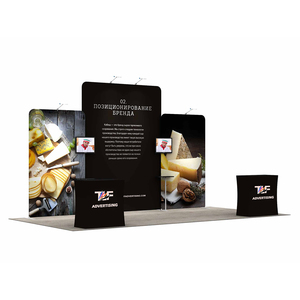 Tùy chỉnh xách tay nhôm triển lãm thương mại hiển thị gian hàng có thể gập lại với tùy chỉnh đồ họa triển lãm thương mại Triển Lãm Đứng - Product Image 6