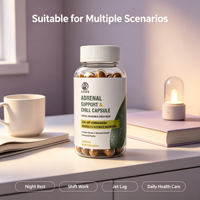 Capsules Premium de Soutien Systémique pour le Sommeil et l'Humeur – Favorise la Relaxation et des Nuits Réparatrices – Ashwagandha Végétalienne – Aide au Sommeil
