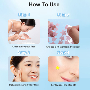 Parches Hidrocoloides para Granos <span class=keywords><strong>Starface</strong></span> con Logotipo OEM Auténtico, Parches en Forma de Estrella para el Cuidado de la Piel, Parches para el Acné en Adolescentes con Ácido Salicílico - Product Image 6