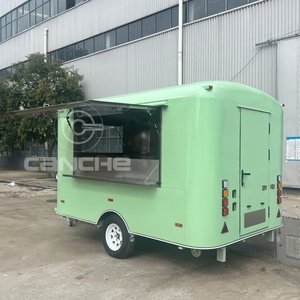 Vente chaude Équipement de restauration rapide Remorque de restauration rapide Camion de restauration rapide d'occasion avec congélateur à crème glacée - Product Image 2