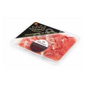 Jamón de Cerdo Italiano de Parma DOP de Alta Calidad, Cortado en Rodajas, Curado en Seco, Auténtico, con 60 Días de Duración - Product Image 1