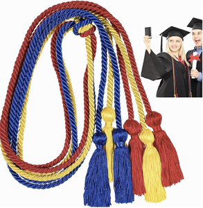 เชือก2025ผ้าไหมหลากสีพู่ทำจากโพลีเอสเตอร์สำหรับงานรับปริญญา - Product Image 3