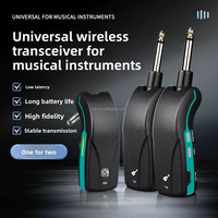 TNH DX22 Universal Rechargeable Wireless Transceiver Audio Transmitter and Receiver System for Guitar Bass Musical Instruments