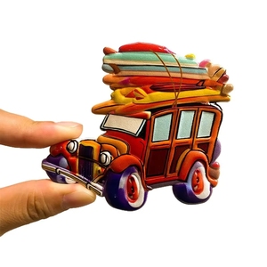 Imán de Refrigerador con Diseño de Paisajes Culturales de Filipinas, Recuerdo Turístico, Adhesivos con Mensajes, Joyería 3D - Product Image 4