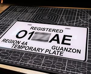 Protector de Matrícula Acrílico Personalizado de 3 mm de Grosor, Moldeado Rotacional, Corte Láser, Duradero, Ligero, Resistente a Arañazos e Impactos - Product Image 3