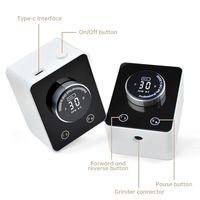 Lime à ongles électrique sans fil professionnelle portable, puissante, avec moteur à balais 30000 tr/min, en acier inoxydable, noire, avec logo personnalisé pour