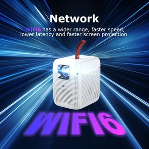 โปรเจคเตอร์4K HD แบบพกพาแอนดรอยด์11โปรเจคเตอร์โฮมเธียเตอร์สำหรับตั้งแคมป์กลางแจ้ง - Product Image 2