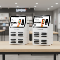Estación de Carga de Baterías Portátiles para Alquiler Público, Banco de Energía Compartido con Código QR, Quiosco de Carga y Alquiler de Bancos de Energía en África