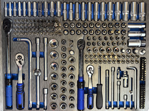 Juego de Llaves de Trinquete de Alta Resistencia, Herramienta Combinada Práctica de 488 Piezas, Profesional para Reparación de Automóviles, Taller y Mantenimiento - Product Image 3