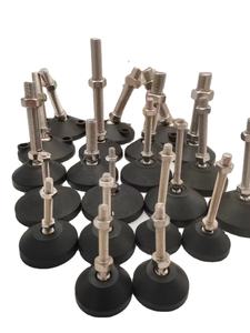 Personnalisé M6 M8 M10 M12 1/4 5/16 <span class=keywords><strong>3</strong></span>/8 1/2 5/8 Filetage Broche Pivotant Fixe Robuste Anti Vibration Supports Machine Nivellement <span class=keywords><strong>Pieds</strong></span> - Product Image 2