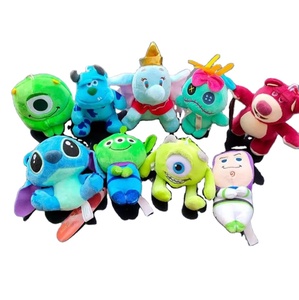 Toy Story Buzz Lightyear y Amigos, Llaveros de Peluche Suave de 10 cm, Muñecos de Tela de Algodón que Incluyen Woody, Alien, Mike y <span class=keywords><strong>Hamm</strong></span>, Regalo Perfecto de Cumpleaños - Product Image 1