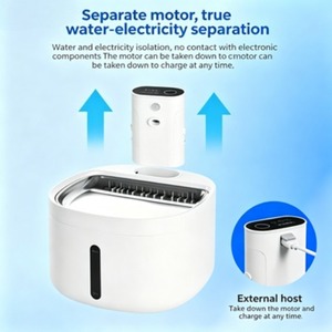 <span class=keywords><strong>Bebedero</strong></span> para Gatos de Acero Inoxidable, Dispensador Automático de Agua para Mascotas con Batería de 4000 mAh, Sensor de Movimiento Inteligente, <span class=keywords><strong>Bebedero</strong></span> para Perros de 2.6 L - Product Image 2