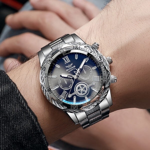 Nuovi <span class=keywords><strong>Orologi</strong></span> Sportivi da Uomo 2024, <span class=keywords><strong>Orologi</strong></span> al Quarzo alla Moda con Quadrante Grande per il Commercio Estero - Product Image 2